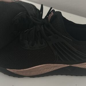 Puma Black and Gold Women's Sneakers
